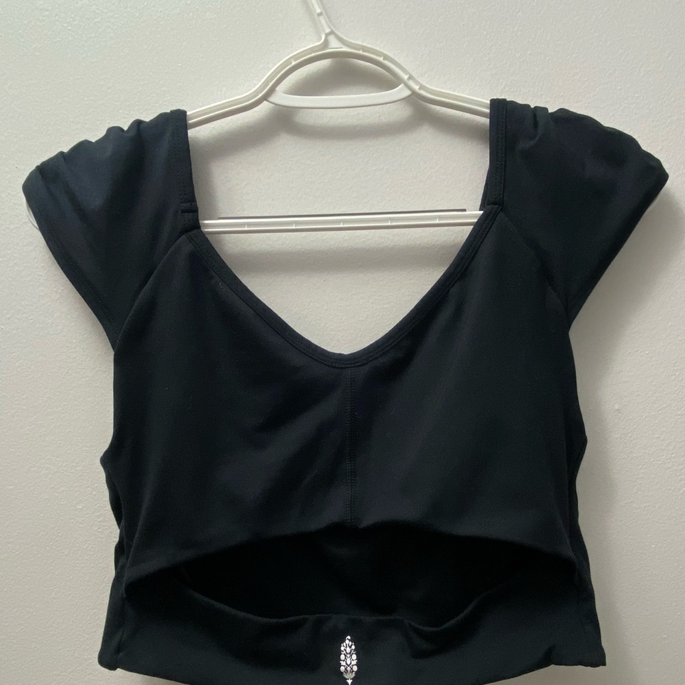 Free People Movement Breathe Deeper Crop Tank size Large